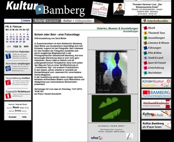 Kultur Bamberg-Anzeige